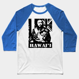 Hawai'i King Kalakaua by Hawaii Nei All Day Baseball T-Shirt